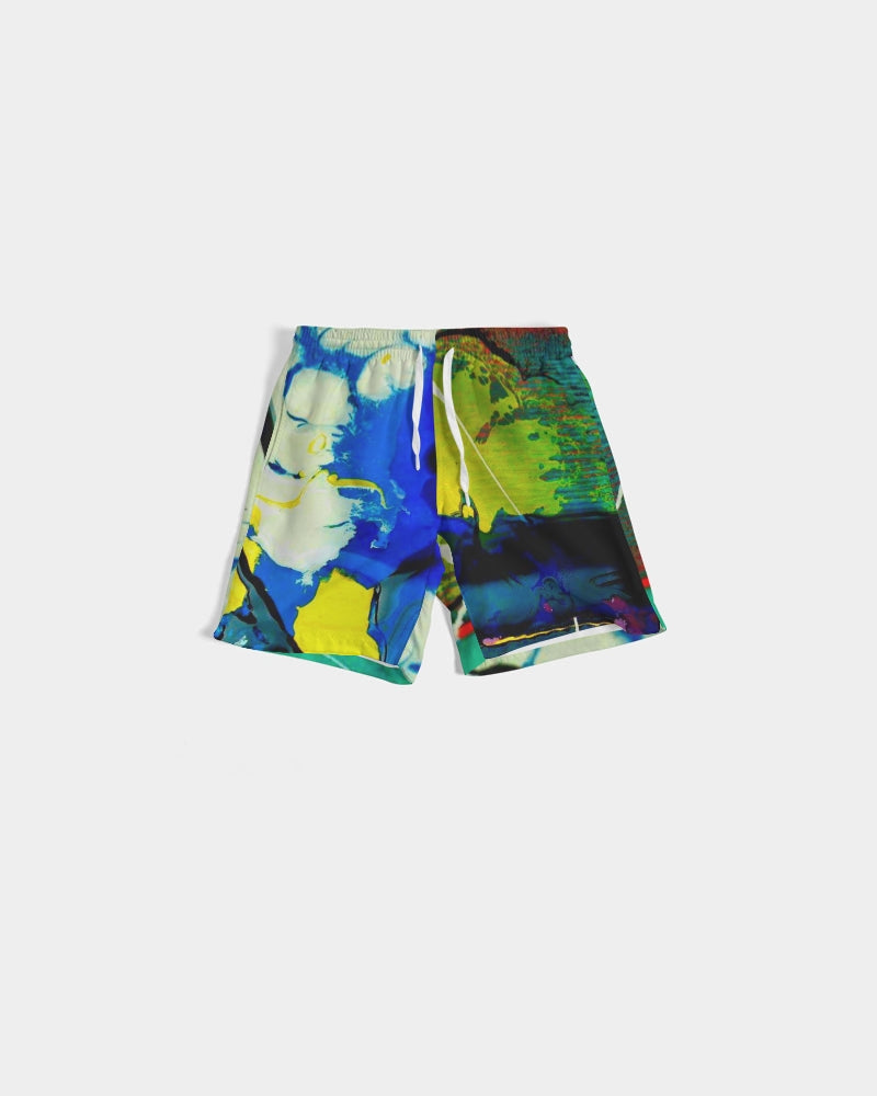 Men's Yellow Clouds - Swim Shorts - BY