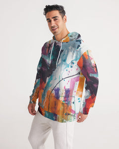 Men's Abstract Rust Hoodie - FO