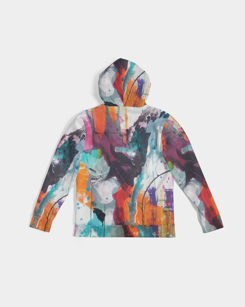 Men's Abstract Rust Hoodie - FO