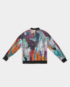 Women's Abstract Rust - Bomber Jacket - FO