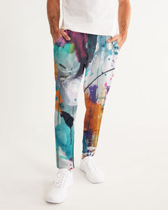 Men's Abstract Rust Jogging Bottoms - FO